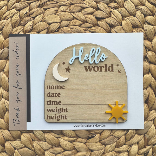 3D 'Hello World' Announcement Disc