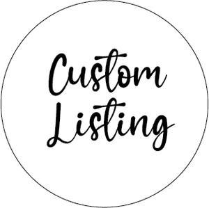 Custom Listing for Jorden / Cynthia