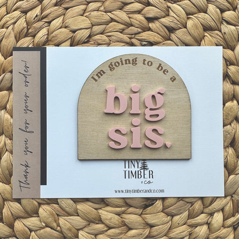 3D 'Big Sis' Announcement Disc