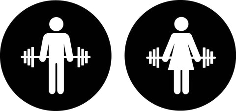 10" Bathroom Signs