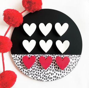 12" Valentines 'Mini Hearts' Sign