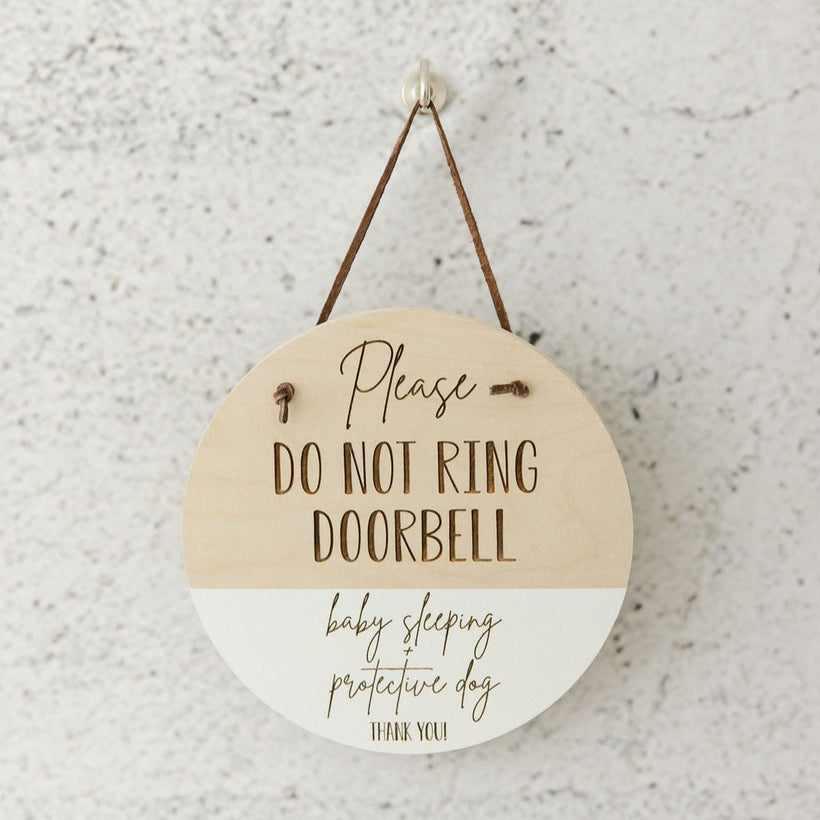 Do Not Ring Doorbell Signs