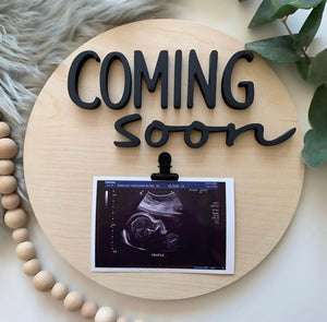 12" 'Coming Soon' Pregnancy Announcement Sign